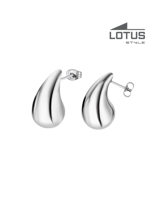 LOTUS STYLE WOMEN'S STAINLESS STEEL EARRINGS 